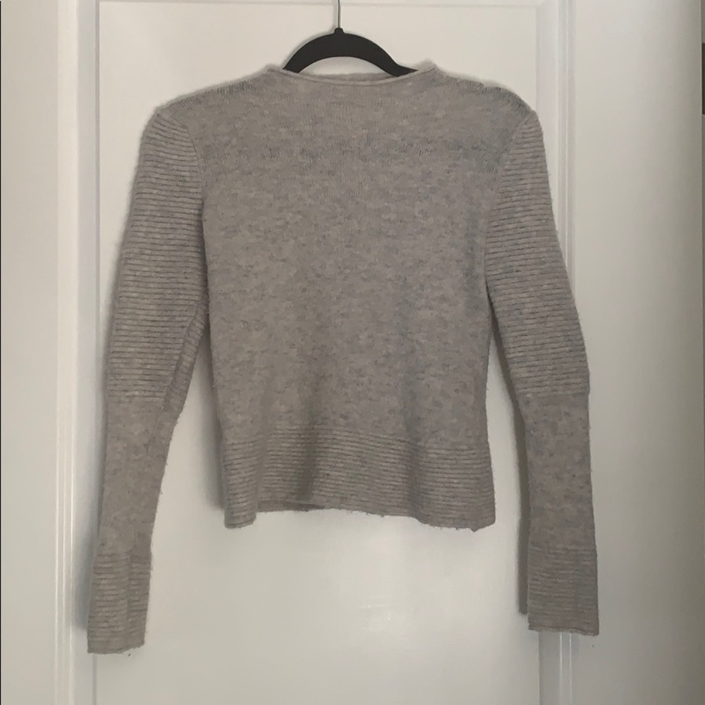 Banana republic wool alpaca blend gray sweater XS
